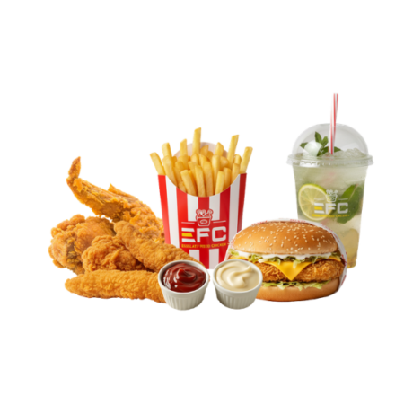 5 in 1 Zinger Burger Meal Box