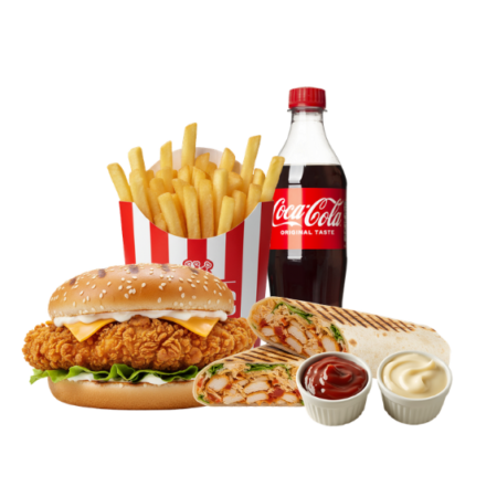 Burger-Twister Sandwich Combo