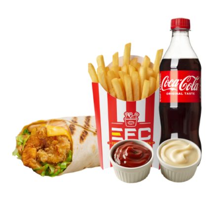Crispy Shrimp Sandwich Combo