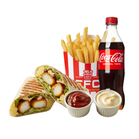 Fish Fillet Twister Sandwich Combo