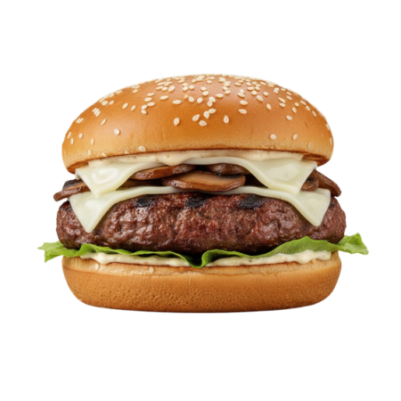 Mashroom Swiss Burger Angus