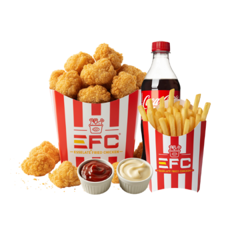 Popcorn Chicken Combo