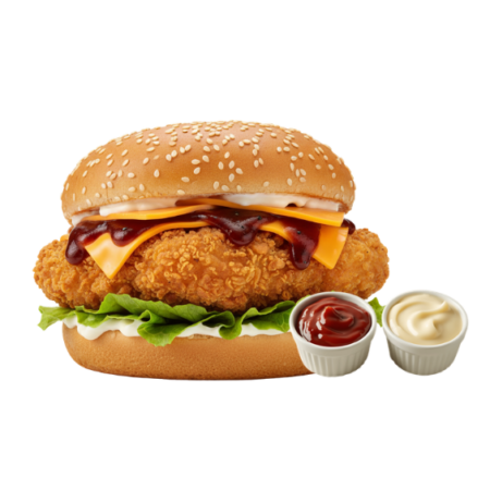 Smoke-in' BBQ  Chicken Burger